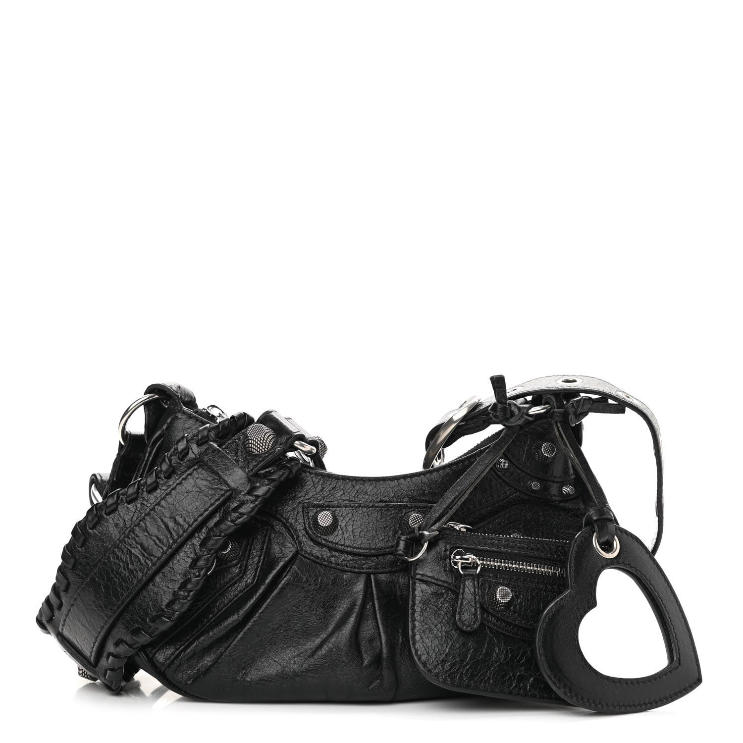 Balenciaga Agneau Arena Le Cagole Shoulder Bag XS Black 1 of 10