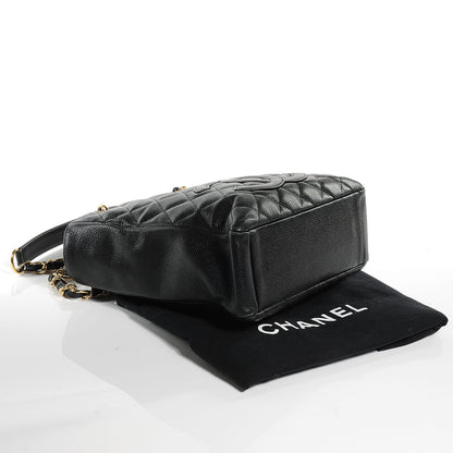Chanel Caviar Petit Shopping Tote PST Black 4 of 9