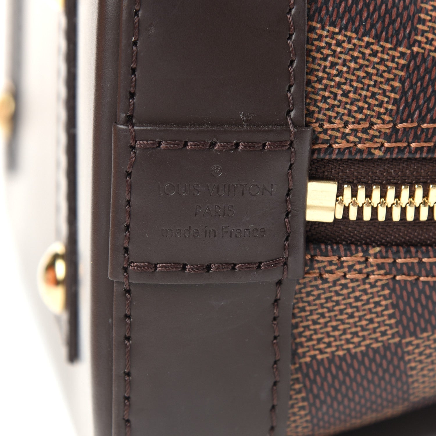 Louis Vuitton Damier Ebene Alma BB 6 of 10