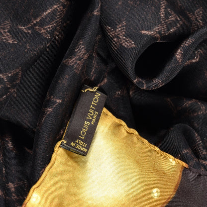 Louis Vuitton Cotton Denim Monogram Scarf Ebene 3 of 6
