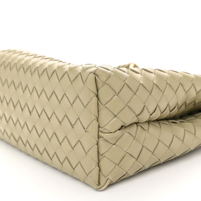 Bottega Veneta Nappa Intrecciato Medium Andiamo Shoulder Bag Travertine 9 of 9
