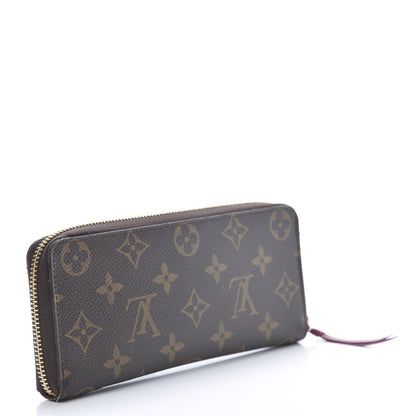 Louis Vuitton Monogram Clemence Wallet Fuchsia 3 of 11