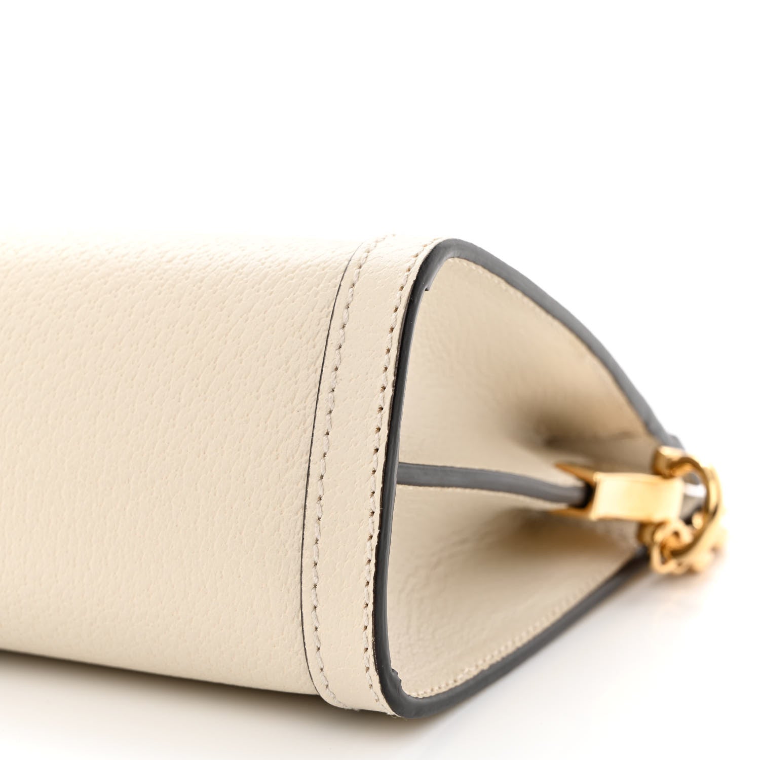 Gucci Textured Calfskin Web Small Ophidia Chain Shoulder Bag Mystic White 10 of 10