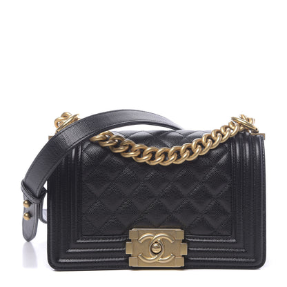 Chanel Caviar Quilted Small Boy Flap Black 1 of 11