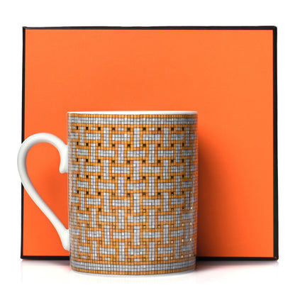 Hermes Porcelain Mosaique au 24 Mug Gold 8 of 8