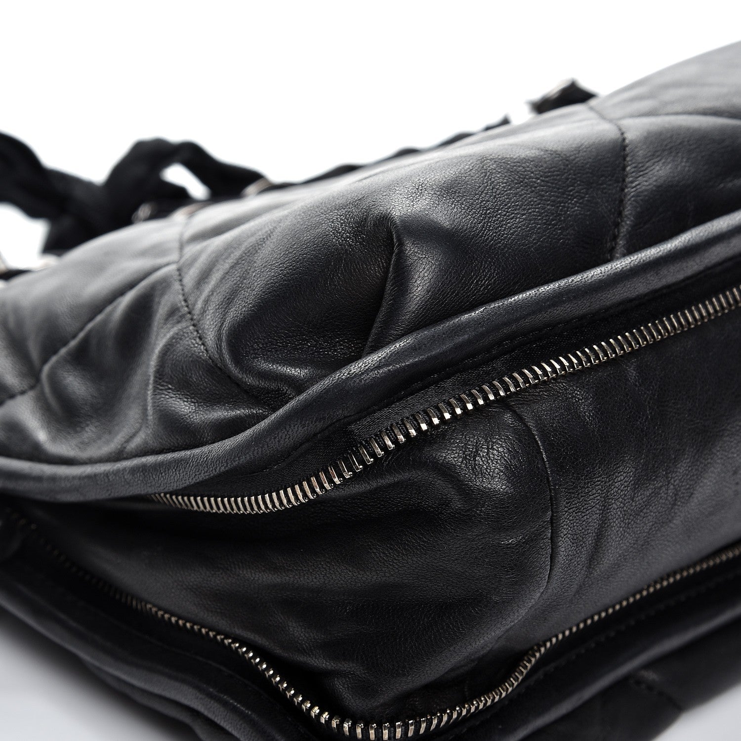 Lanvin Lambskin Quilted Medium Amalia Shoulder Bag Black 15 of 19