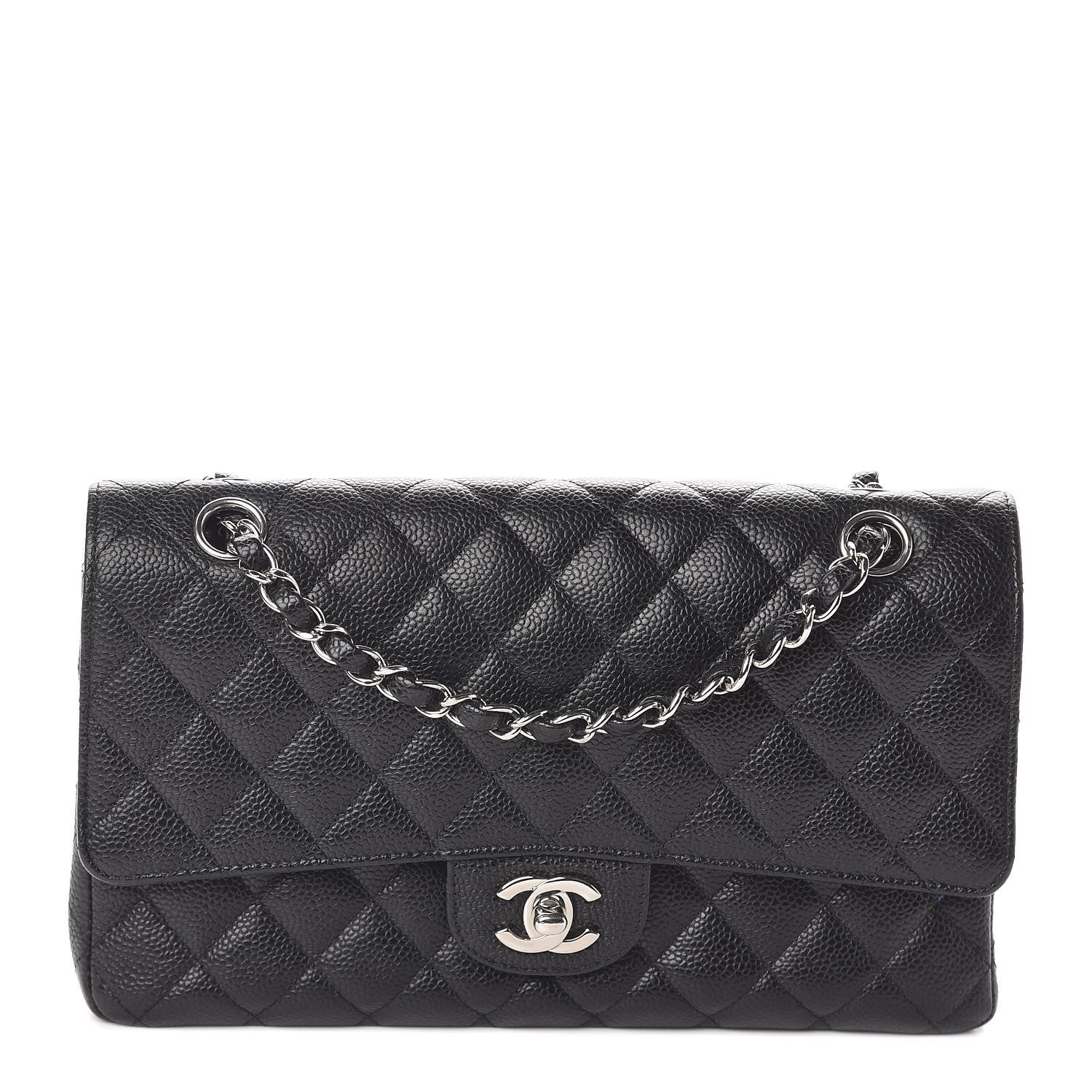 Chanel Caviar Quilted Medium Double Flap Black 1 of 10