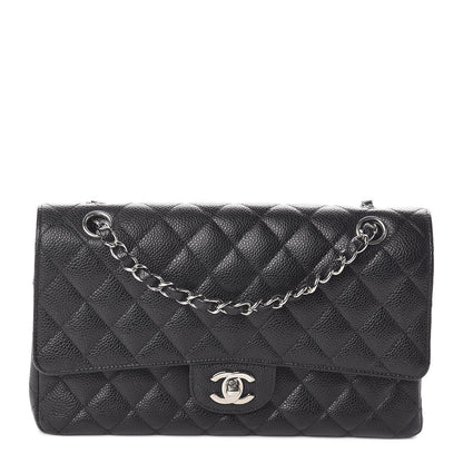 Chanel Caviar Quilted Medium Double Flap Black 1 of 10