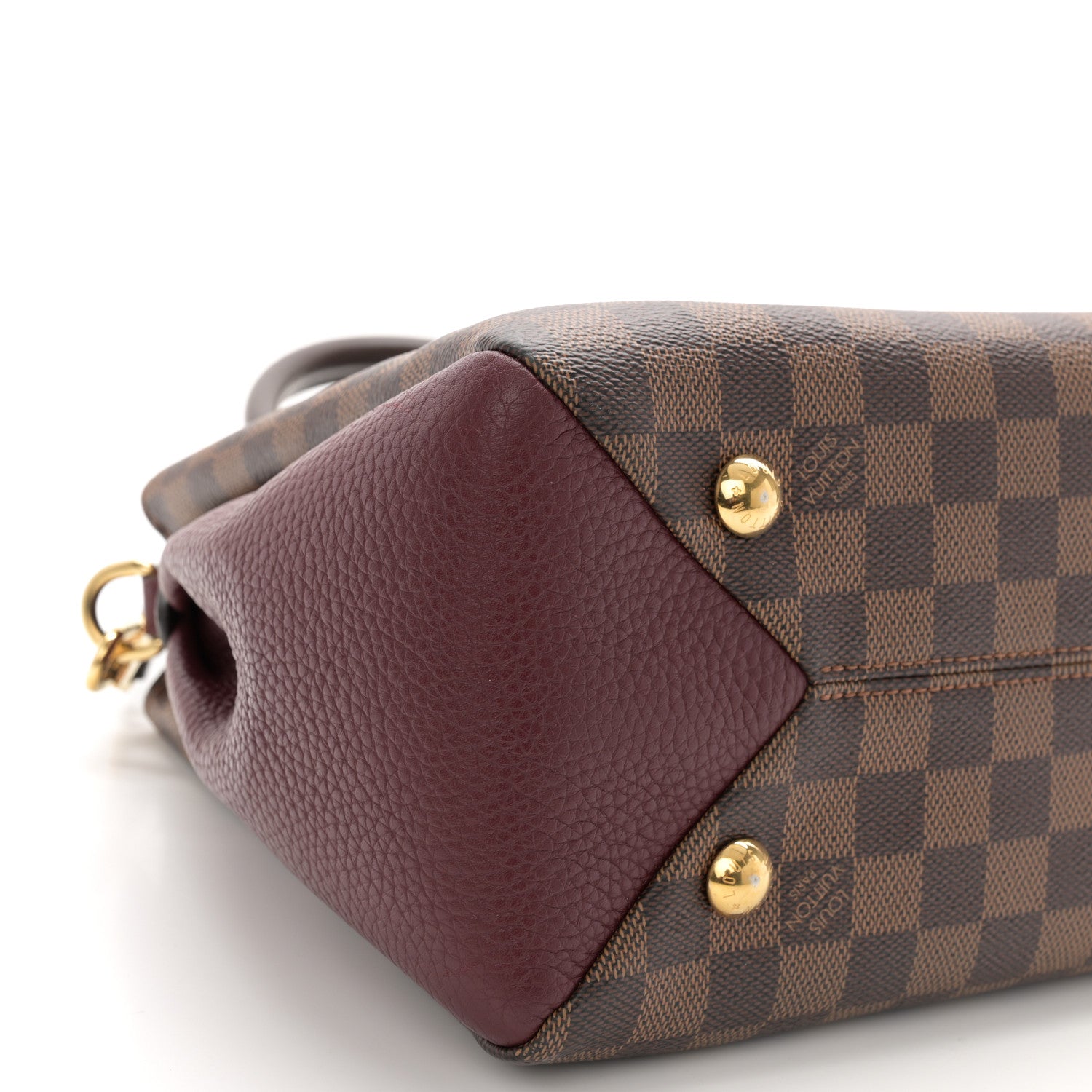 Louis Vuitton Damier Ebene Cuir Taurillon Brittany Bordeaux 8 of 15