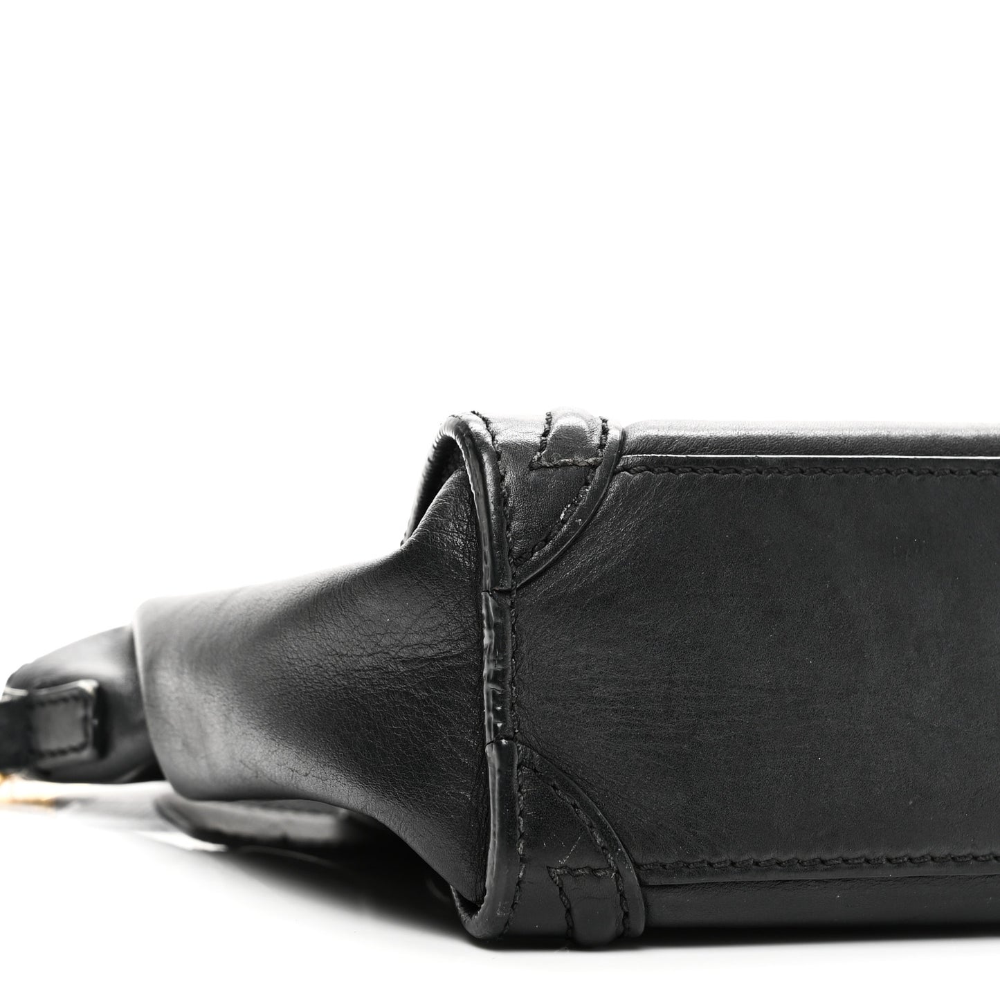 Smooth Calfskin Nano Luggage Black