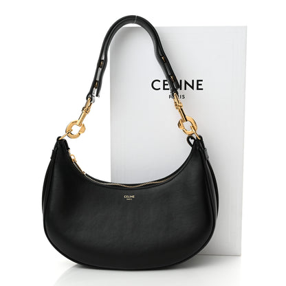 Celine Smooth Calfskin Medium Strap Ava Shoulder Bag Black 11 of 11