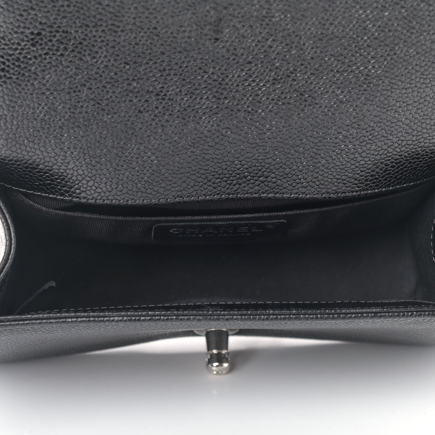 Chanel Caviar Chevron Quilted Small Boy Flap Black 4 of 11