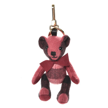 Burberry Cashmere Check Thomas Bear Charm Blush Pink 1 of 6