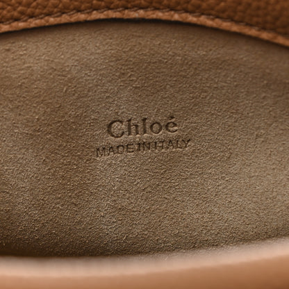 Chloe Grained Calfskin Darryl Clutch Cement Brown 6 of 7