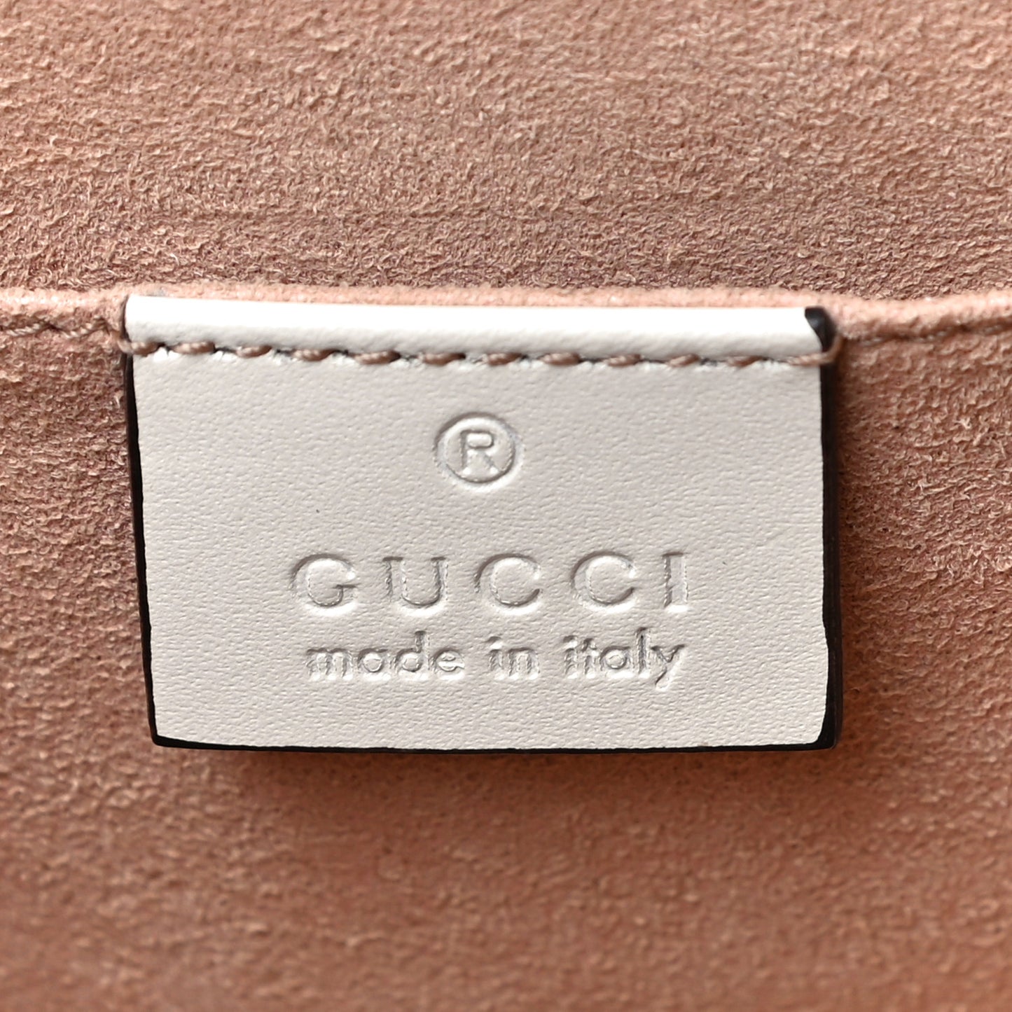 Guccissima Small Padlock Shoulder Bag White