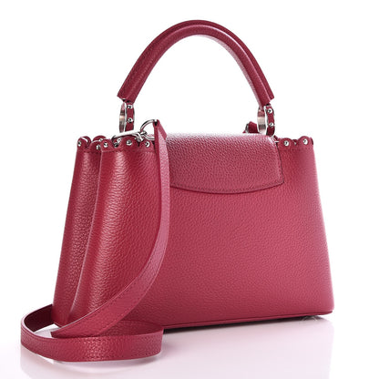 Louis Vuitton Taurillon Lace Croquets Capucines BB Groseille 4 of 8