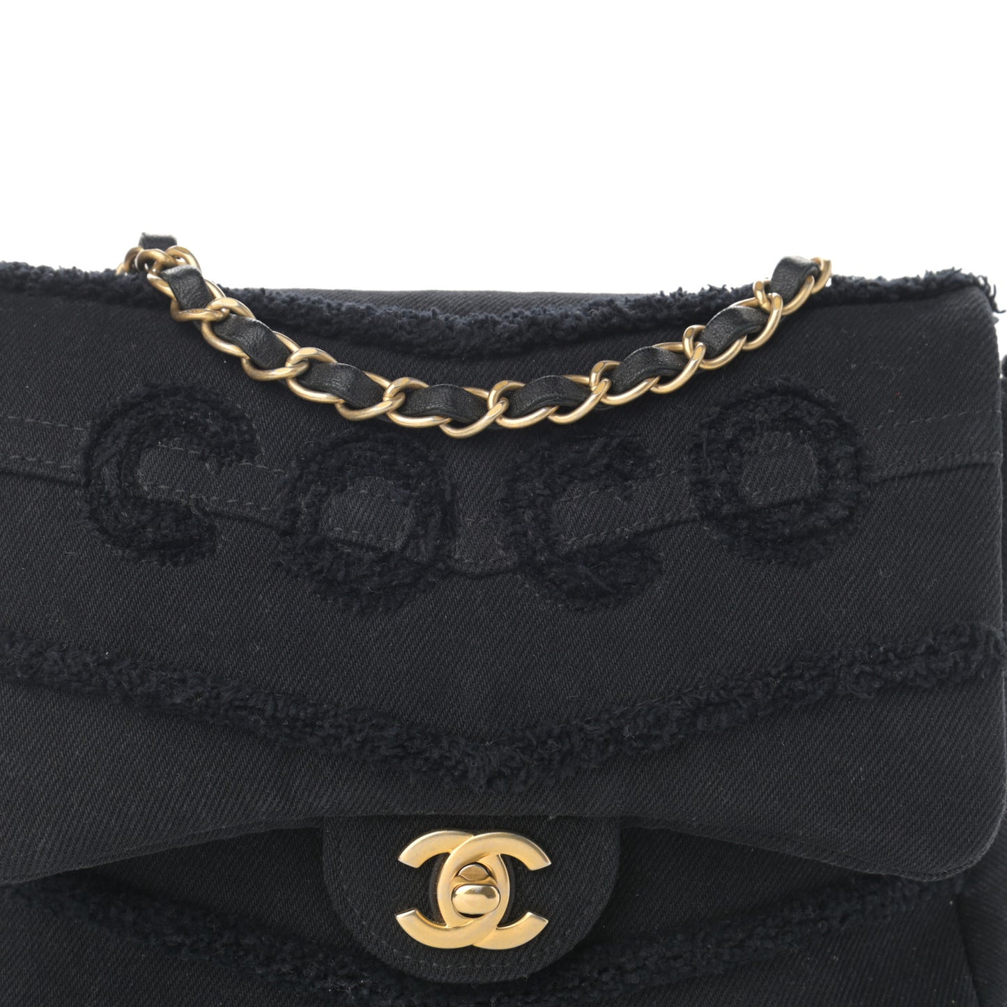 Denim Coco Flap Black