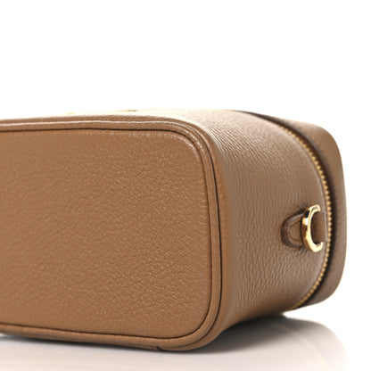 Prada Vitello Daino Mini Vanity Top Handle Bag Caramel 9 of 9