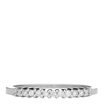 Roberto Coin 18K White Gold Diamond Half Band Ring 52 6 1 of 5