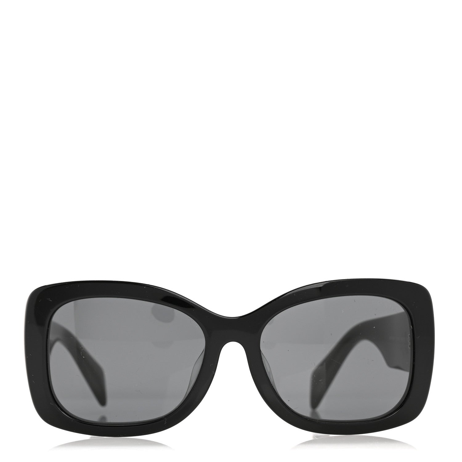 Prada Acetate Sunglasses SPR A08-F Black 1682773 – FASHIONPHILE