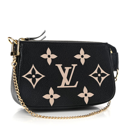 Louis Vuitton Empreinte Monogram Giant Mini Pochette Accessories Black 3 of 7