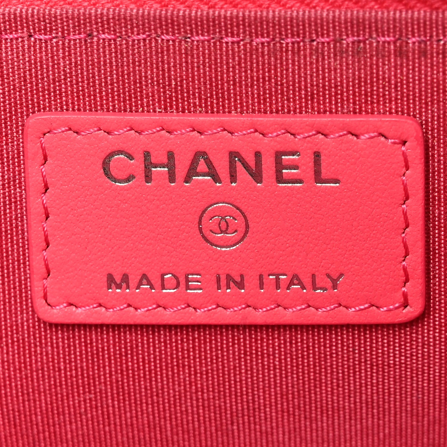 Chanel Caviar Camellia Embossed Key Holder Case Pink 6 of 10