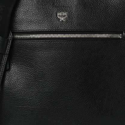 MCM Grained Calfskin Medium Crossbody Bag Black 6 of 8