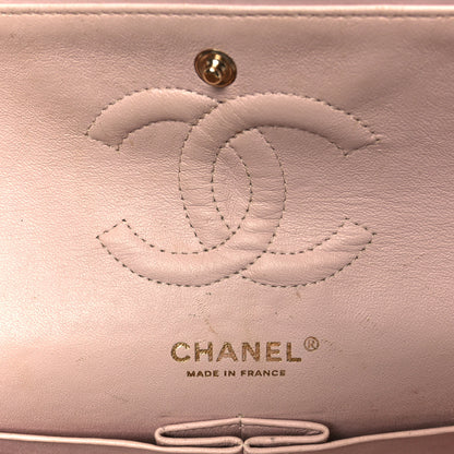 Chanel Lambskin Quilted Medium Double Flap Light Pink 6 of 12