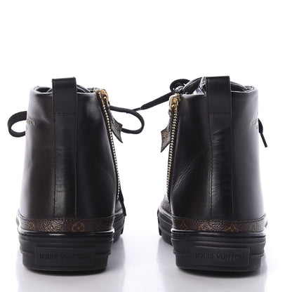 Louis Vuitton Monogram Stellar Sneaker Boots 37 Black 6 of 9
