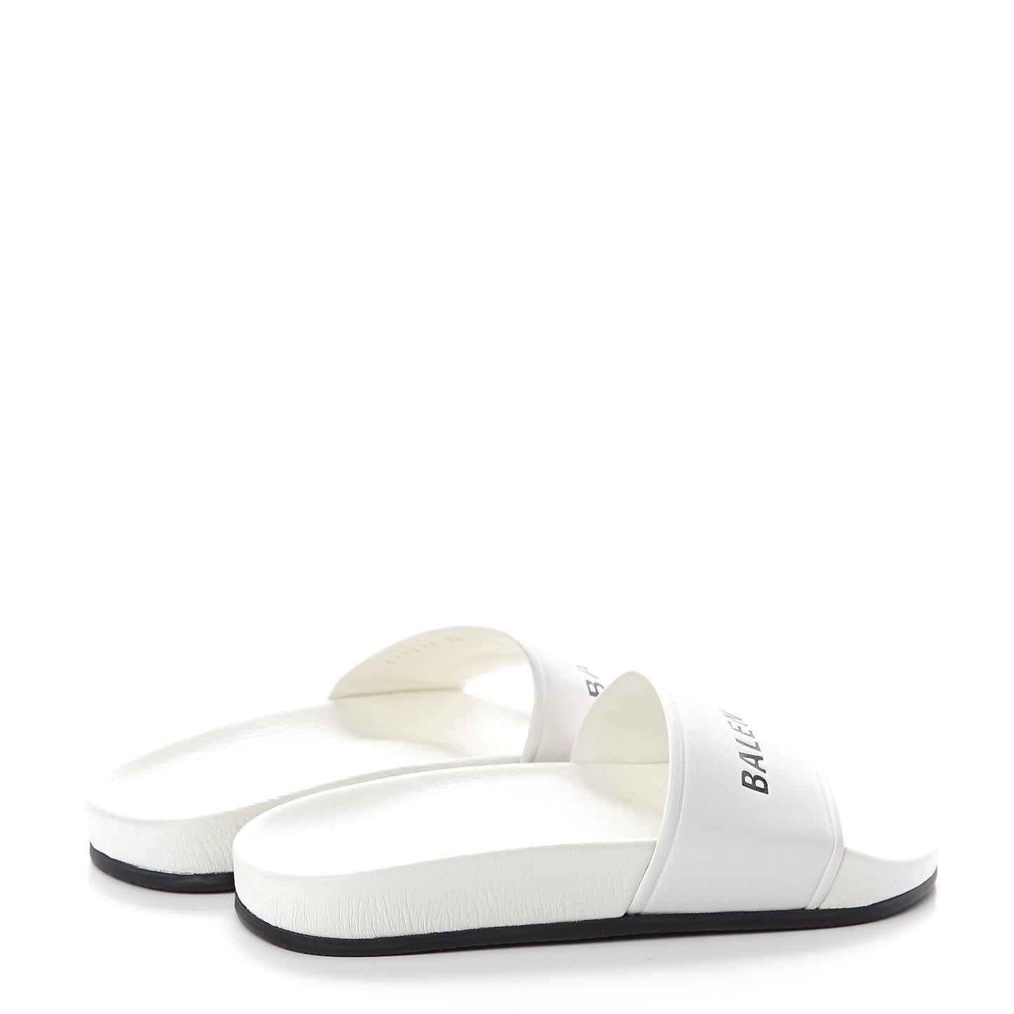 Nappa Logo Womens Pool Slide Sandals 36 White