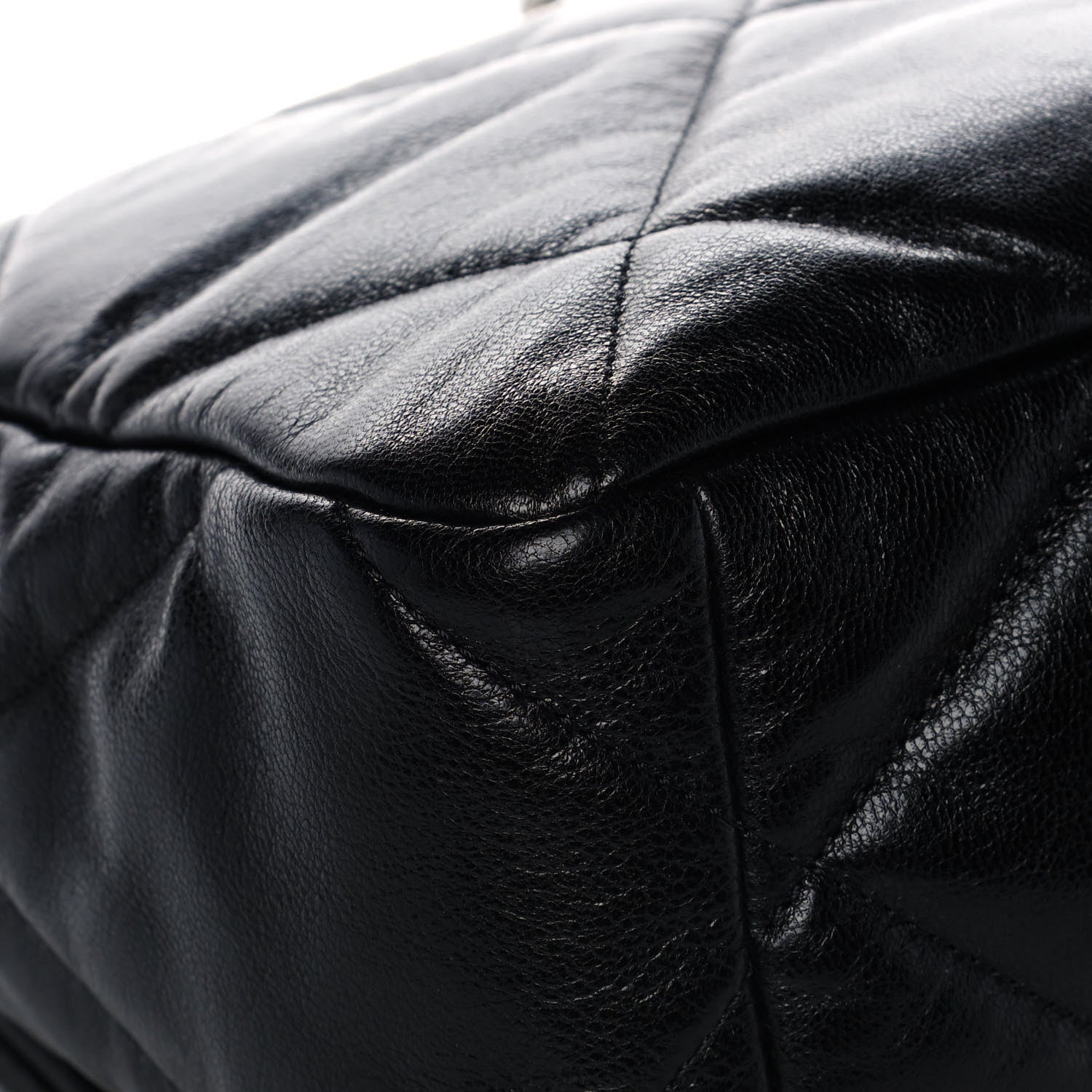 Chanel Goatskin Quilted Large Chanel 19 Flap Black 12 of 16