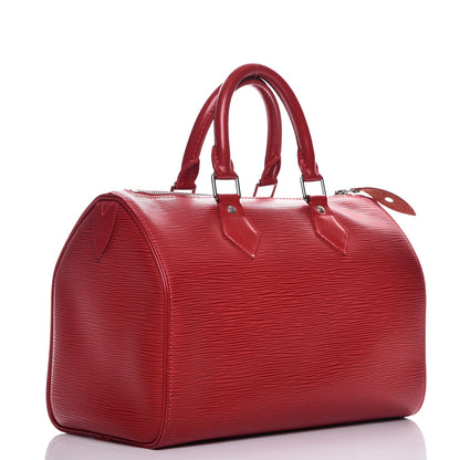 Louis Vuitton Epi Speedy 25 Rouge 3 of 17