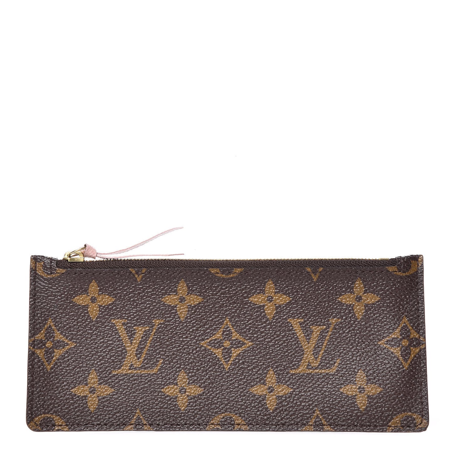 Monogram Josephine Wallet Zippered Insert Rose Ballerine