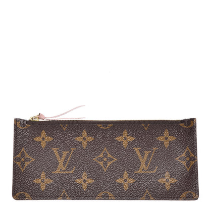 Louis Vuitton Monogram Josephine Wallet Zippered Insert Rose Ballerine 1 of 8