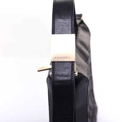 Chanel Lambskin Quilted Small Chocolate Bar Shoulder Bag Black 11 of 12
