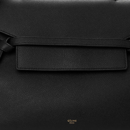 Celine Grained Calfskin Micro Belt Bag Black 7 of 10