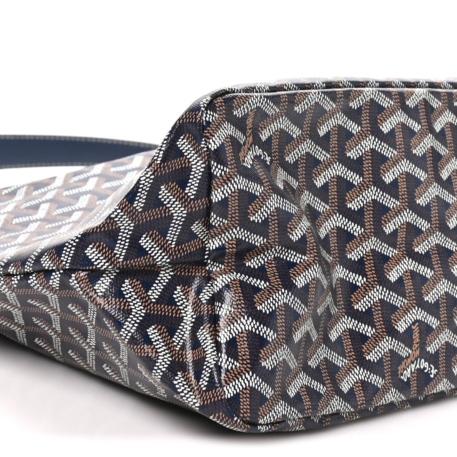 Goyard Goyardine Boheme Hobo Navy Blue 10 of 11