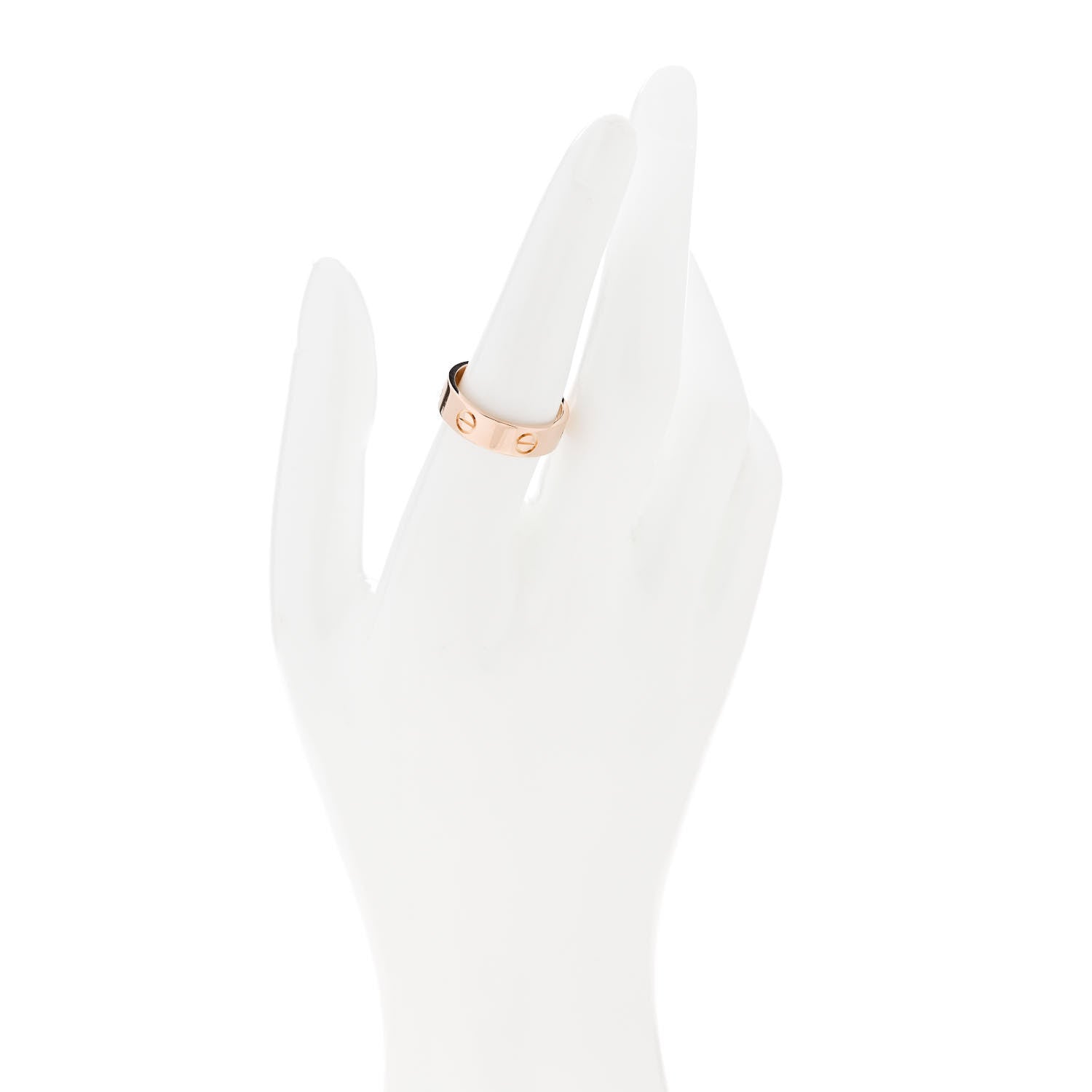 Cartier 18K Pink Gold 5.5mm LOVE Ring 56 7.5 2 of 5