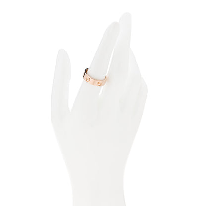 Cartier 18K Pink Gold 5.5mm LOVE Ring 56 7.5 2 of 5