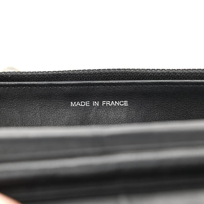 Chanel Distressed Patent Calfskin Quilted Reissue Wallet On Chain WOC Black 8 of 11