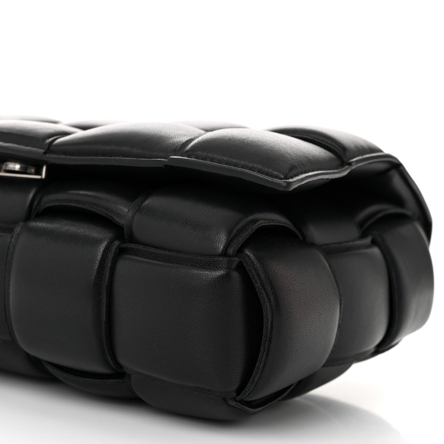 Bottega Veneta Nappa Maxi Intreccio Padded Cassette Crossbody Bag Black 10 of 10