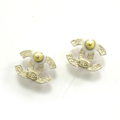 Chanel Crystal CC Logo Earrings Pink 2 of 4