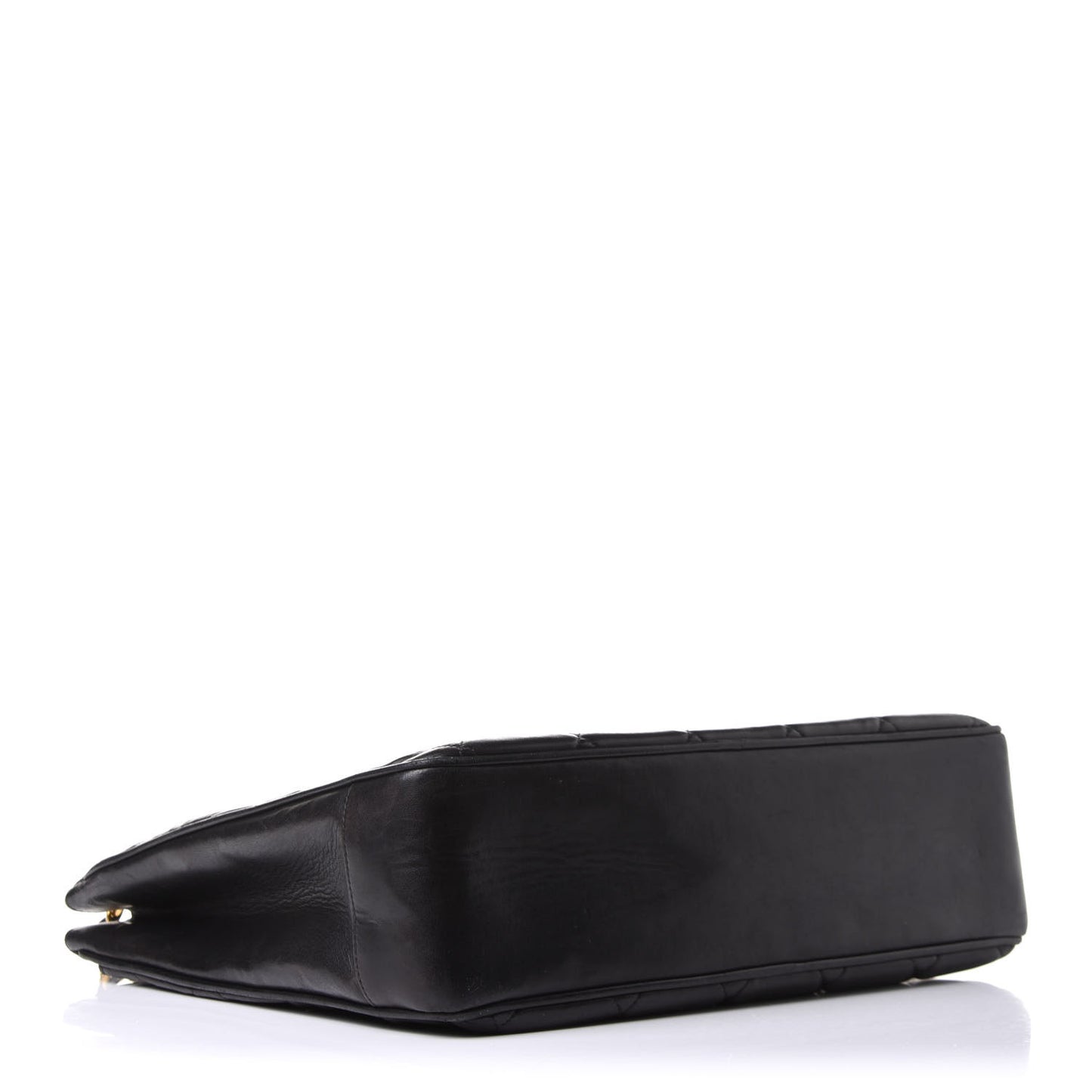 Lambskin Quilted Shoulder Bag Black
