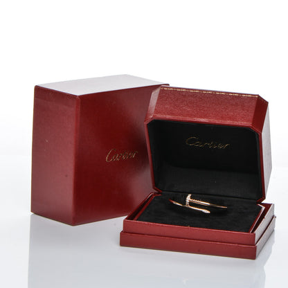 Cartier 18K Pink Gold Diamond Juste Un Clou Bracelet 16 5 of 5