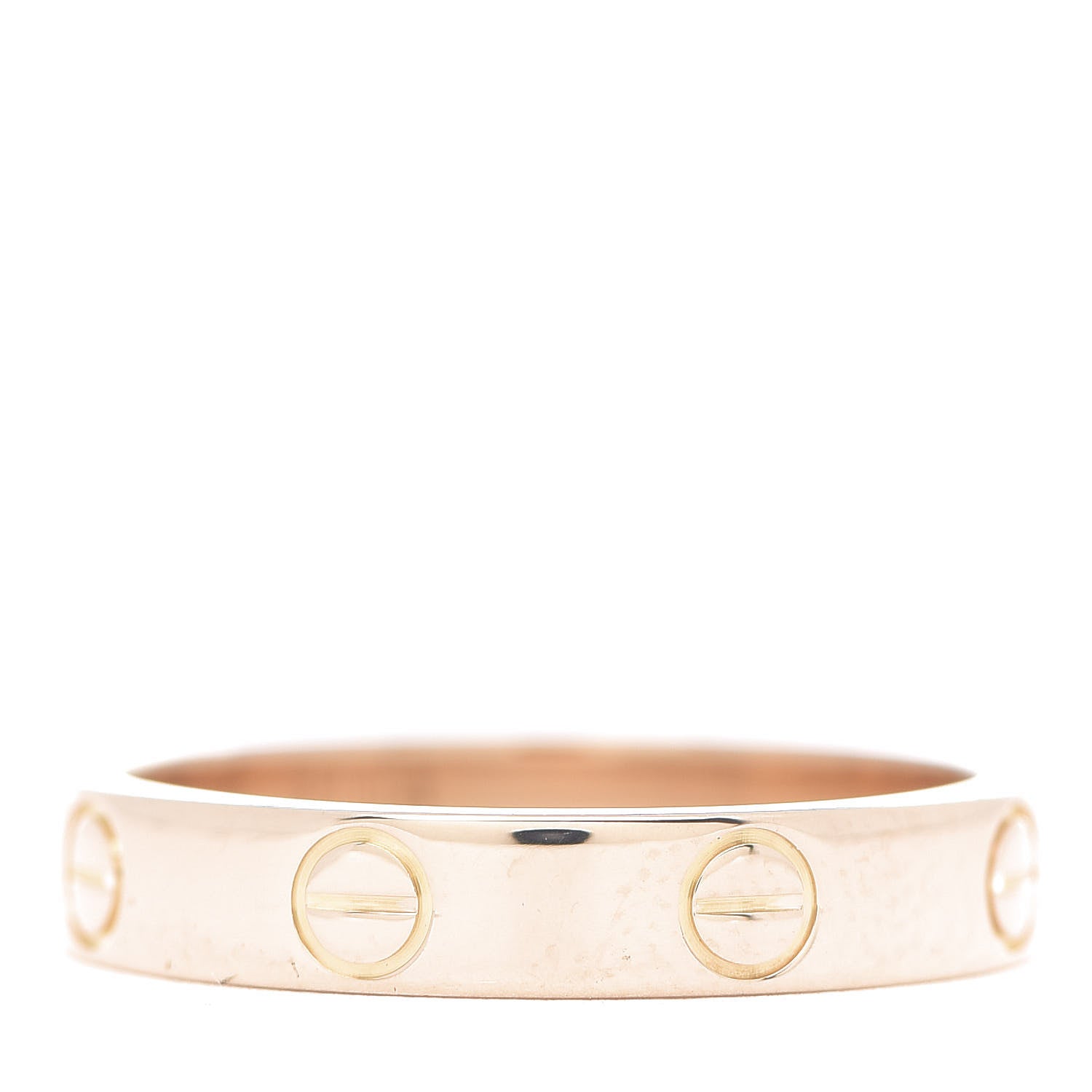 Cartier 18K Pink Gold 3.5mm LOVE Wedding Band Ring 53 6.25 3 of 5