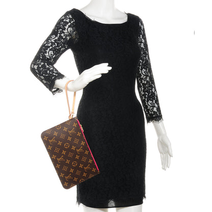 Louis Vuitton Monogram Neverfull MM GM Pochette Pivoine 2 of 8
