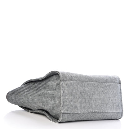 Chanel Canvas Large Deauville Tote Grey 4 of 11