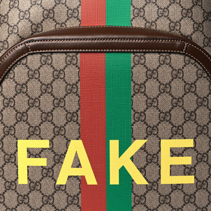 Gucci GG Supreme Monogram Azalea Calfskin Fake/Not Retro Interlocking G Day Backpack Beige Ebony Brown Sugar 7 of 10