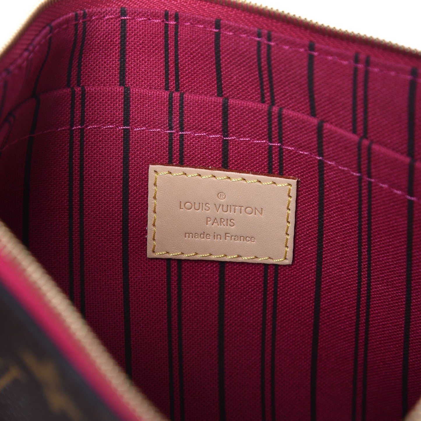 Monogram Neverfull MM GM Pochette Pivoine