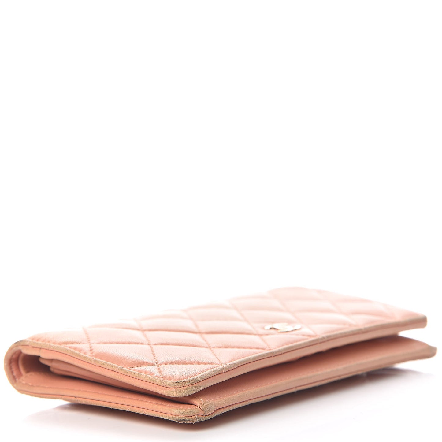 Lambskin Quilted Yen Wallet